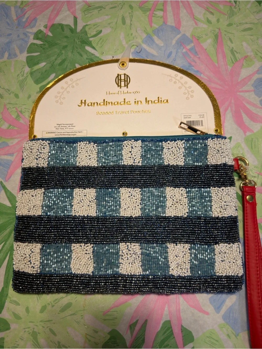 House of Harlow 1960 beaded clutch